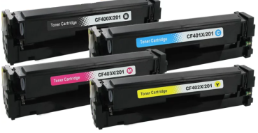 Toner kompatibel für HP CF400X-CF403X 201X Multipack BK C M Y 4-farbig